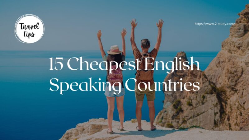 Cheapest English Speaking Countries