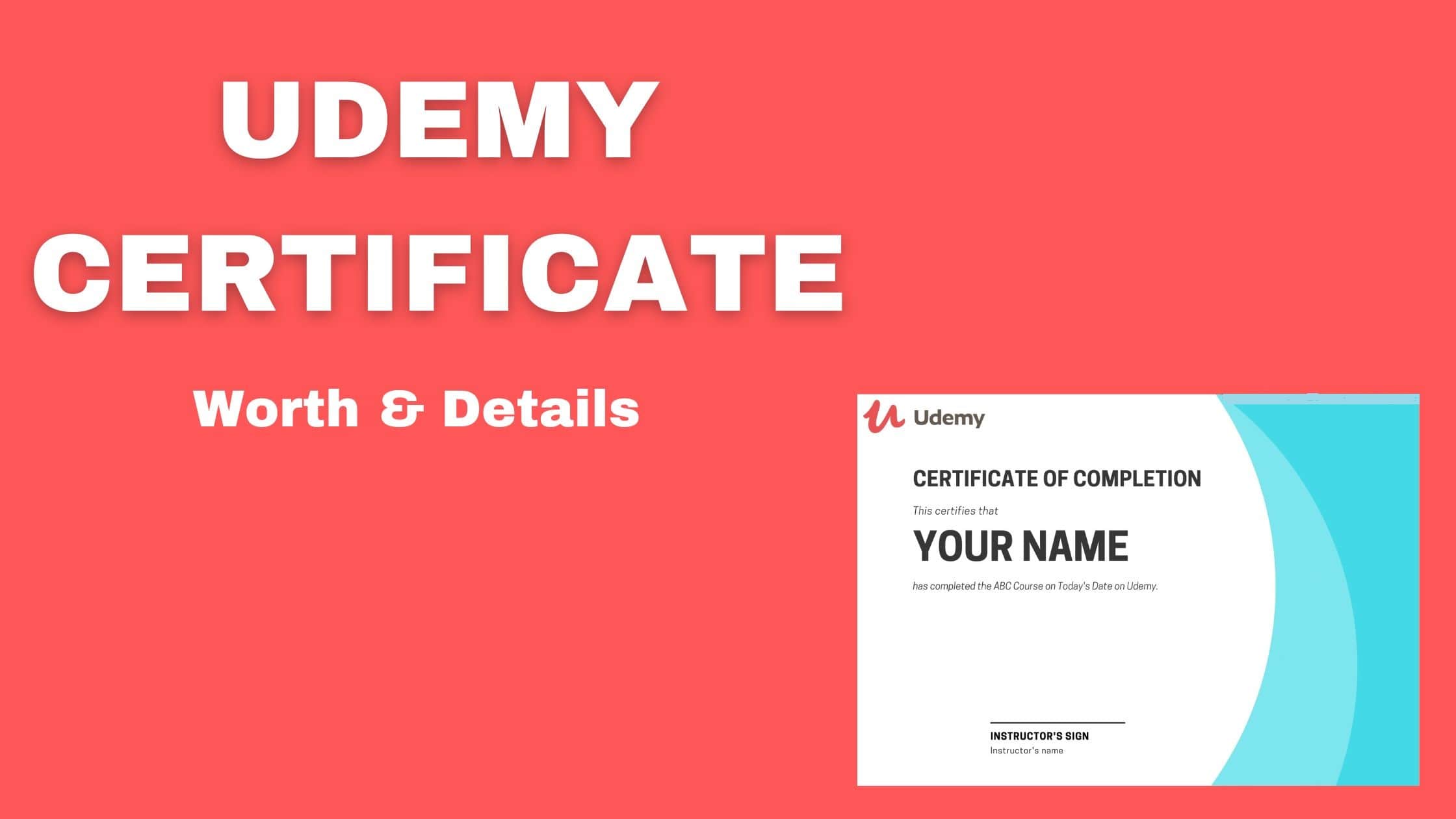 Udemy Certificate: Everything You Need To Know