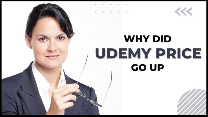 Why did Udemy prices go up? How to get the offer price